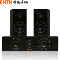 奔腾 (BNTN) 家庭影院中置环绕音箱时尚一号中环套装三件套上染倒针脚拉龙身节能