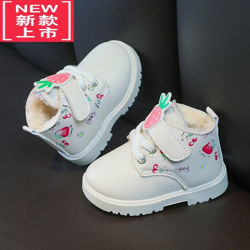 可莉允宝宝马丁靴小童鞋女童0一6岁秋冬学步鞋公主鞋子婴儿短靴男童靴子图片