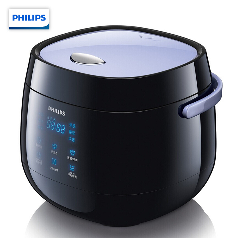 飞利浦(Philips)HD3060/00 电饭煲 家用迷你2L 小容量电饭锅 智能可预约1-2人煮饭锅 单台价格