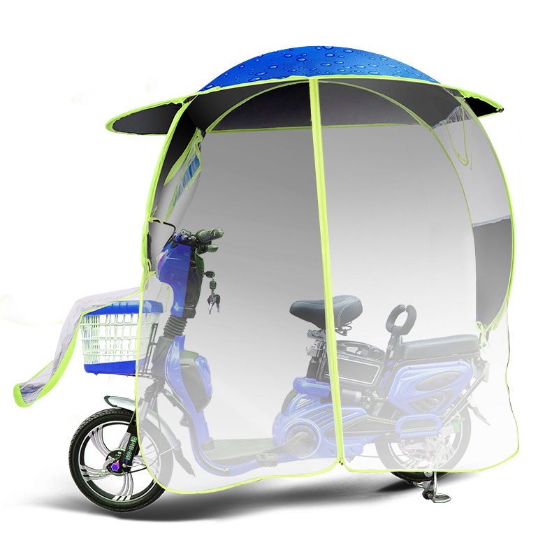 电动车雨棚蓬防晒罩摩托车雨棚电动车雨伞电瓶车雨棚电动车遮阳伞