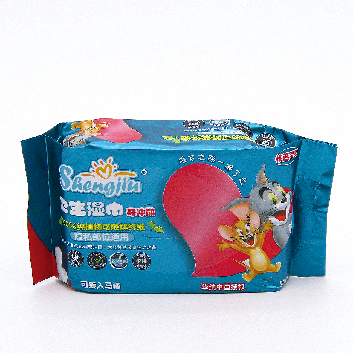 棉花朵朵 医用护理垫 轻巧日用+日用+超长夜用+安睡裤+暖贴10片/包+手提袋+shengjiu 卫生湿巾高清大图