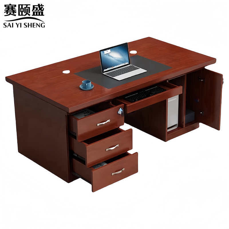赛颐盛办公电脑桌160*80*76cm张高清大图