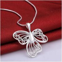 N688 Women Silver Necklace 镀925纯银女项链日韩版锁骨链潮人送女朋友七夕情人节礼物
