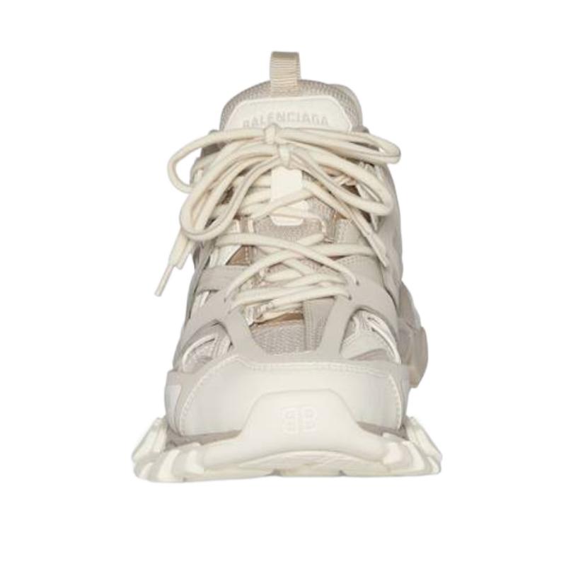 巴黎世家(Balenciaga)运动慢跑鞋时尚舒适米色Track Trainers Recycled Sole休闲运动鞋高清大图