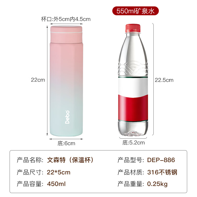 Debo德铂 文森特(保温杯) DEP-886高清大图