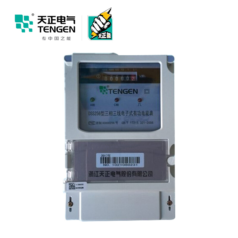 天正电气 DSS2566 三相 380V 20(80)A 电子式 09030110036 电能表电表