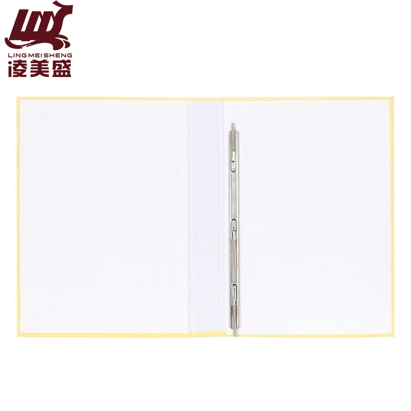 凌美盛 优选PP材质干部人事档案盒 A4新标准三柱蛇簧夹 25mm背宽RSDAH25 可定制/个高清大图