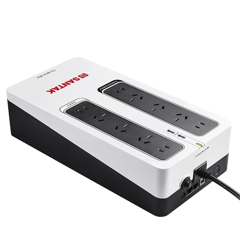 山特(SANTAK)TG-BOX850 850VA/510W UPS不间断电源NAS自动识别应急备用电源内置电池高清大图