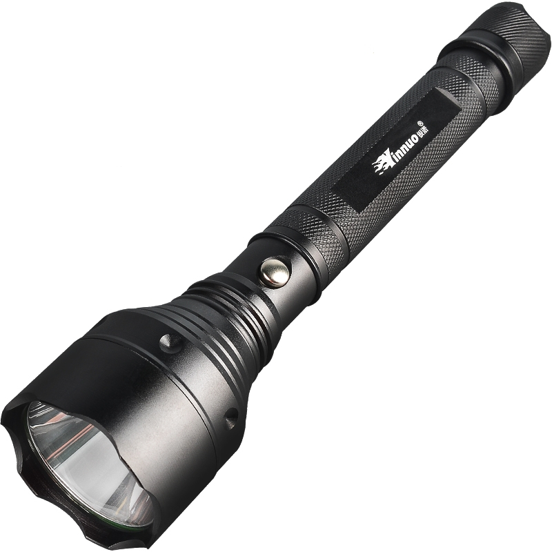 银诺led强光手电筒可充电超亮远射5000家用探照灯户外电灯户外手电筒