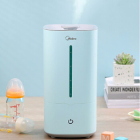 美的(Midea)空气加湿器 SC-3G40B 家用卧室孕妇婴儿室内大雾量大容量喷雾 马卡龙绿