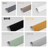 铝合金护瓷砖墙角保护条免打孔金属保护条防撞条阳角线墙角|1.0米(拍满三根整根发货) 2厘米x2厘米宽度磨砂银