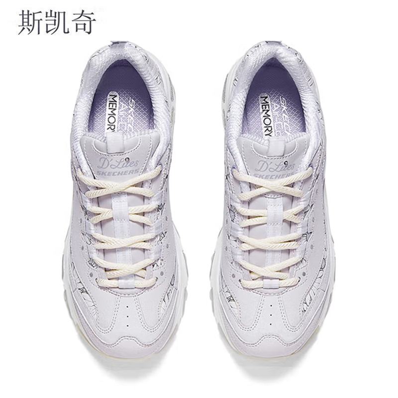 斯凯奇女款休闲熊猫鞋150538/LGLV-5双高清大图