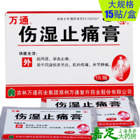 万通 伤湿止痛膏 15贴 祛风湿风湿性关节炎肌肉疼痛