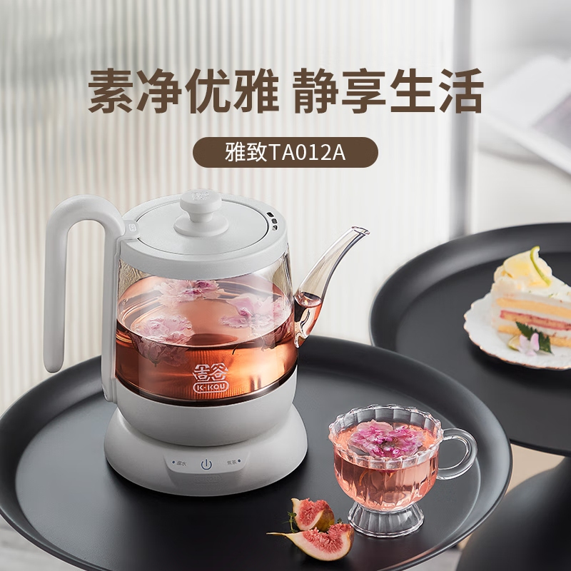 吉谷(K·KOU)古韵泡茶专用电热水壶304不锈钢恒温烧水壶 电水壶热水壶茶具茶壶 TA012A高清大图