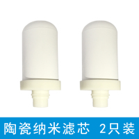 杨枝净水器陶瓷纳米滤芯厨房水龙头滤水器家用直饮自来水过滤器一机二滤透明蓝