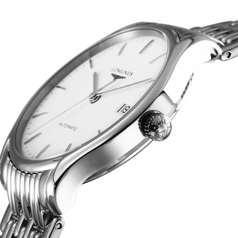 浪琴(Longines) 瑞士品牌 手表 律雅系列 机械男表 L4.860.4.12.6