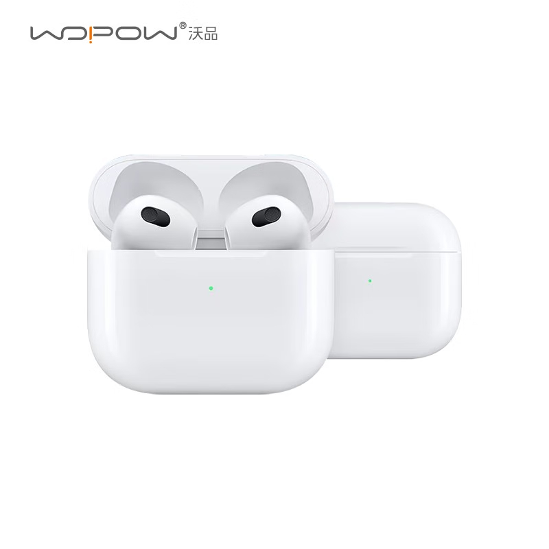 沃品(WOPOW)TWS蓝牙耳机 智能降噪游戏运动适用于苹果安卓手机 AirPro4P 白色高清大图