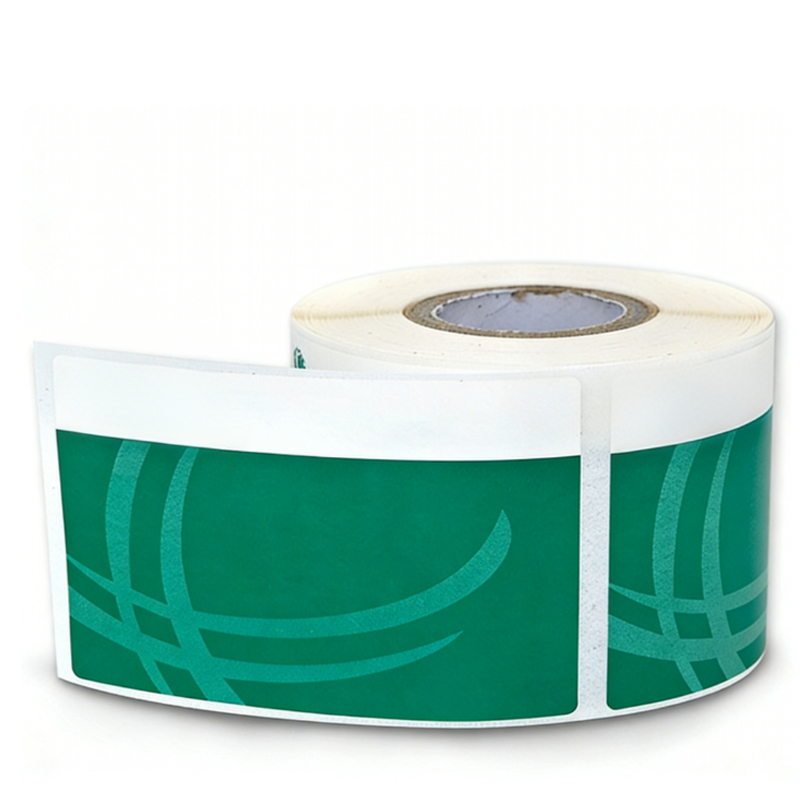 洁艺匠 JYJ7170 标签纸 50*80mm PVC 200张/盒(计价单位:盒)白绿色高清大图