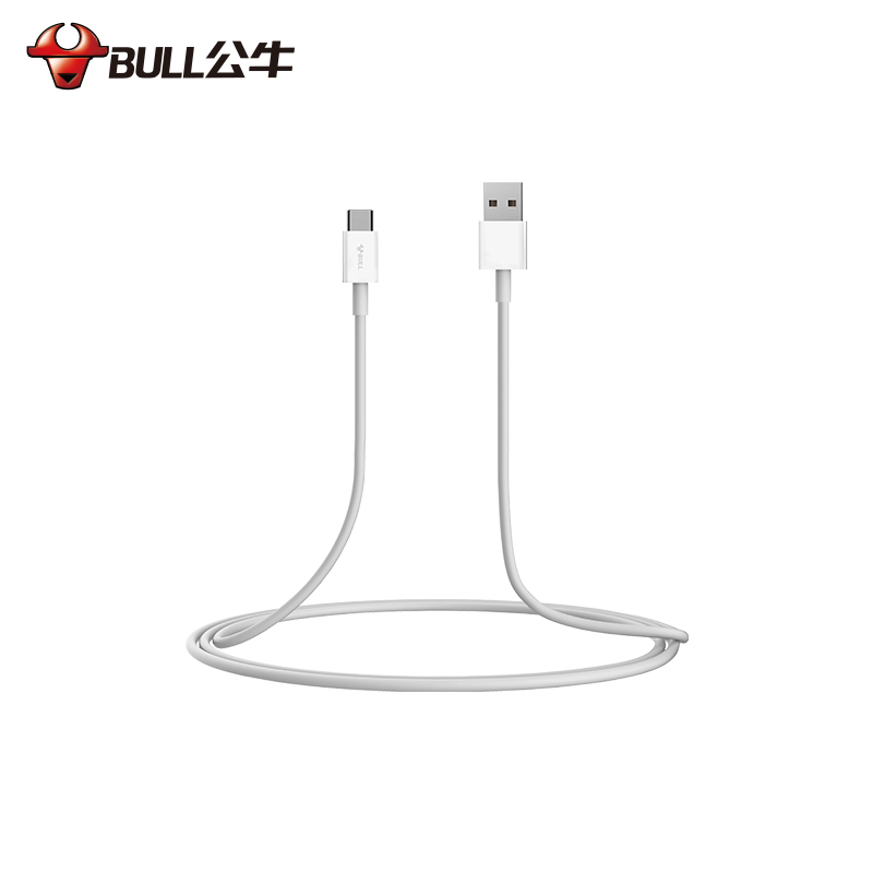 公牛(BULL)GNV-J610白色数据线全长1米USB转接头充电线支持3A快充三星华为小米等