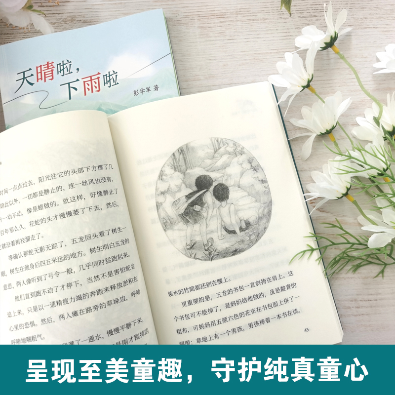 天晴啦,下雨啦 [正版]天晴啦下雨啦讲述友爱与责任的成长故事呈现至美童趣守护纯真童心儿童文学小学生课外阅读9787570高清大图