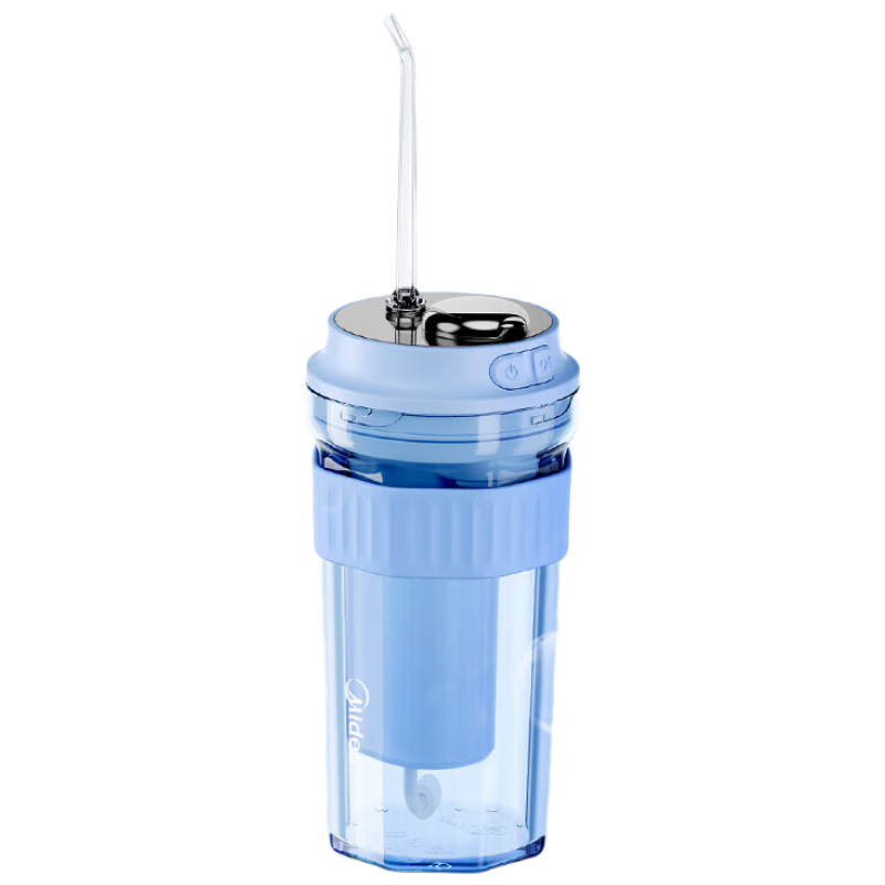 美的(Midea)冲牙器 便携洗牙器 牙齿冲洗器口腔清洁 家用手持式水牙线 海盐蓝 CL2 GM