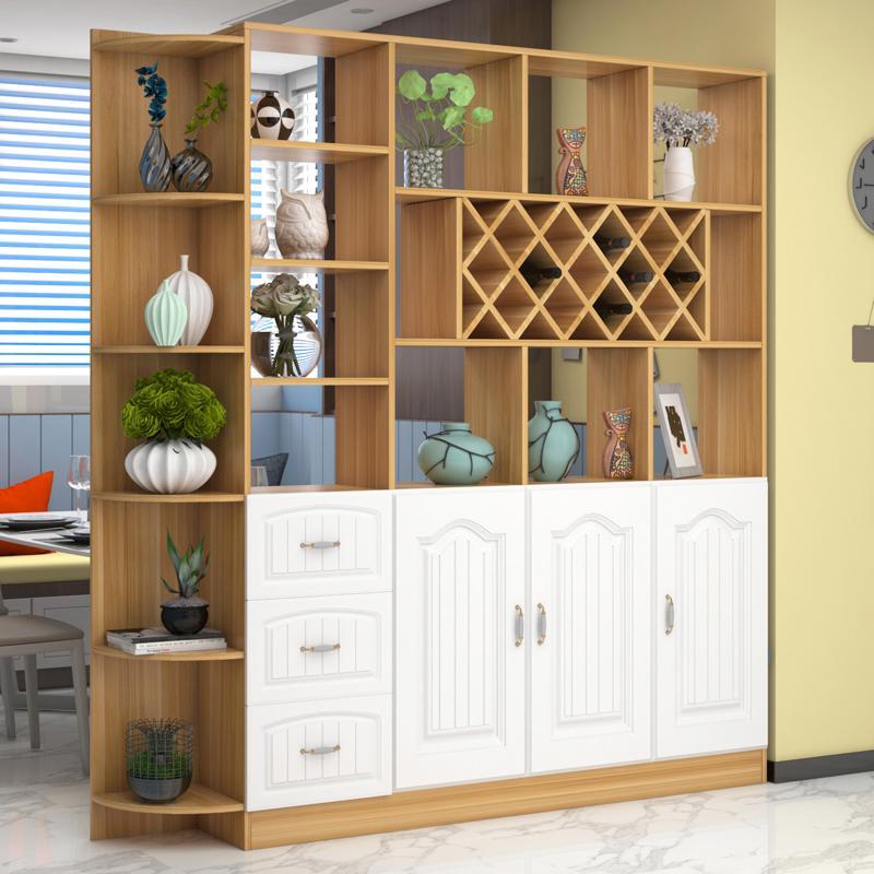 酒柜现代简约隔断柜玄关柜客厅装饰柜屏风柜置物架鞋柜厅柜定制视频