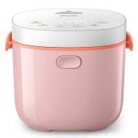飞利浦（PHILIPS） 电饭煲 家用2L迷你智能可预约底盘加热电饭锅 触摸控制 HD3070/00粉色