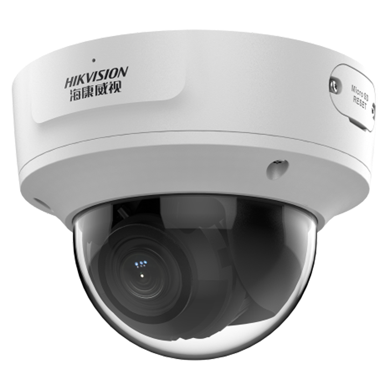 海康威视400万poe变焦抓拍人脸识别摄像机头ai智能警戒对讲监控器高清