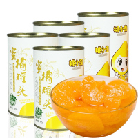 【顺丰速运】桃小淘蜜橘橘子罐头新鲜蜜橘水果罐头开罐即食425g*5罐 非黄桃罐头 华东