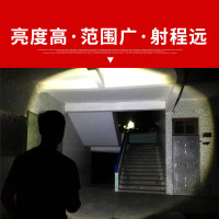 勤乐led强光户外手电筒伸缩调焦强光超亮可充电迷你小手电户外照明灯防水