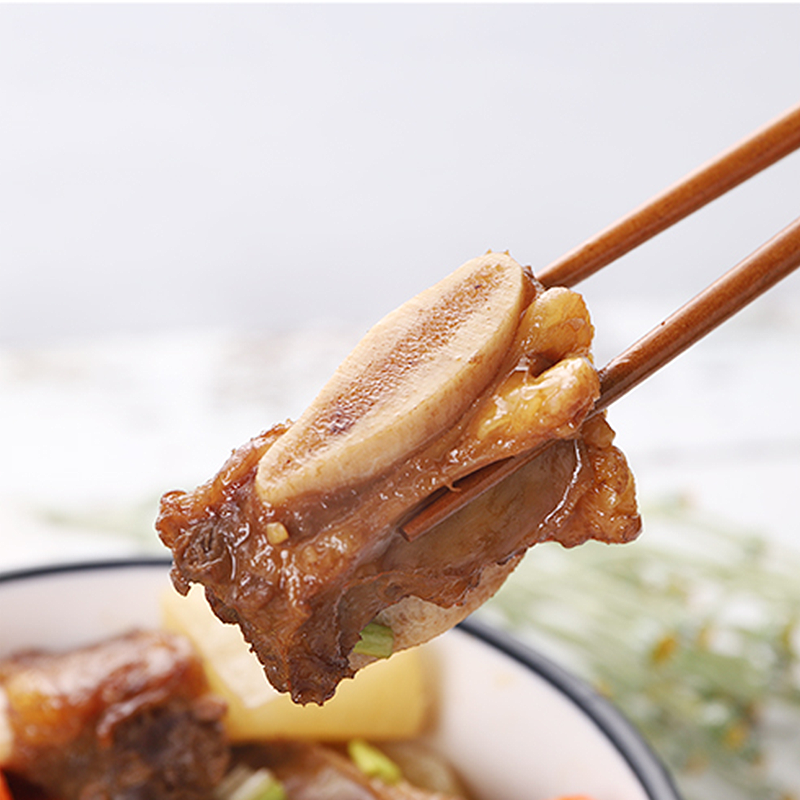科尔沁 牛肋排 500g/袋 内蒙古牛肉 红烧 炖汤 火锅 烧烤食材