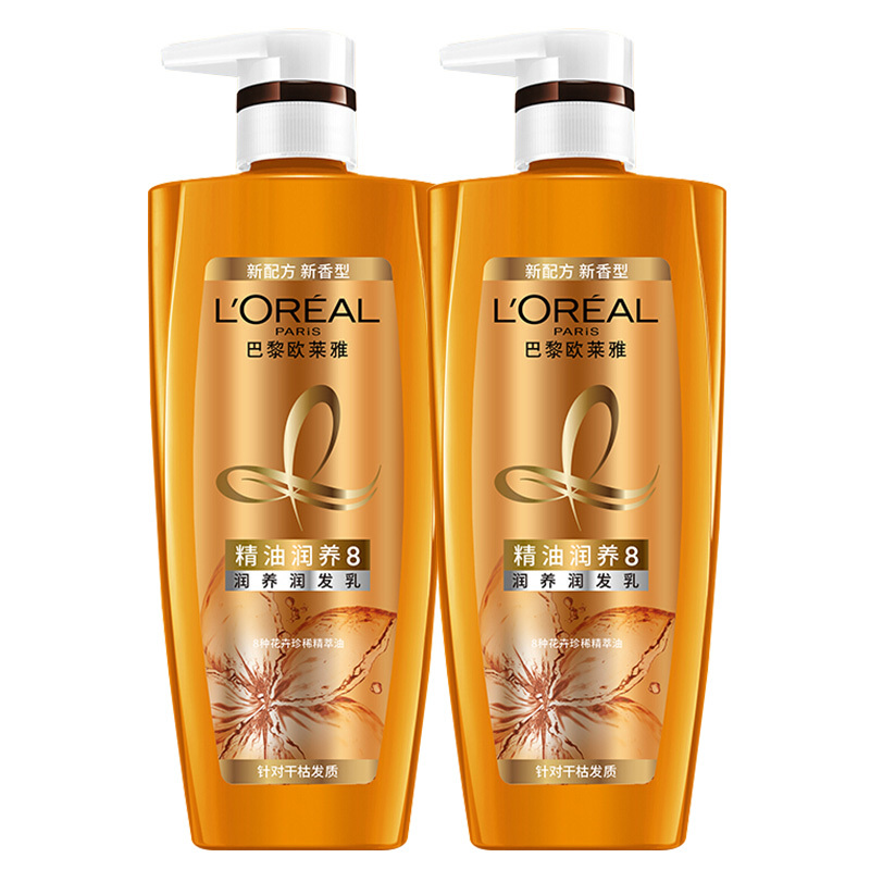 欧莱雅(LOREAL)精油润养润发乳500mL(护发素,深层滋养,干性发质)
