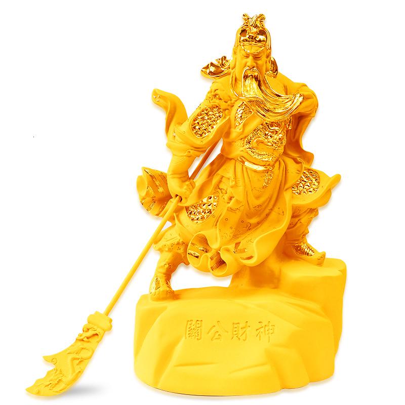 家柏饰(CORATED)关公摆件大号武爷佛像关二爷玄关摆件开业送礼高清大图