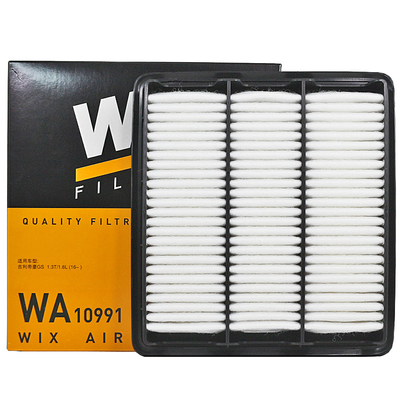 维克斯(WIX)空气滤WA10991适配16-19款帝豪GL/16-17款帝豪GS 1.3/1.4T/1.8L