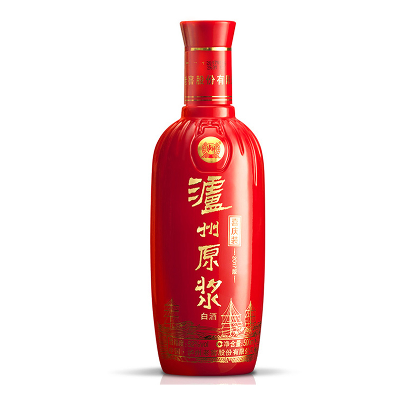泸州老窖 出品 泸州原浆 52度 500ml*6瓶 浓香型白酒 整箱装高清大图