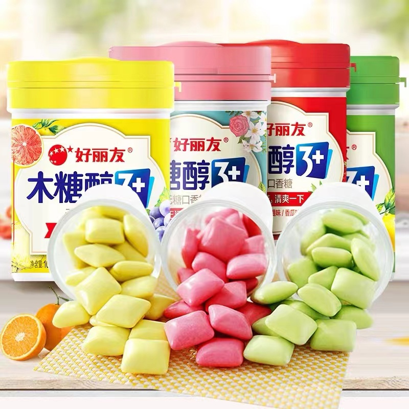 好丽友新木糖醇3+葡萄/西柚/菠萝101g*2高清大图