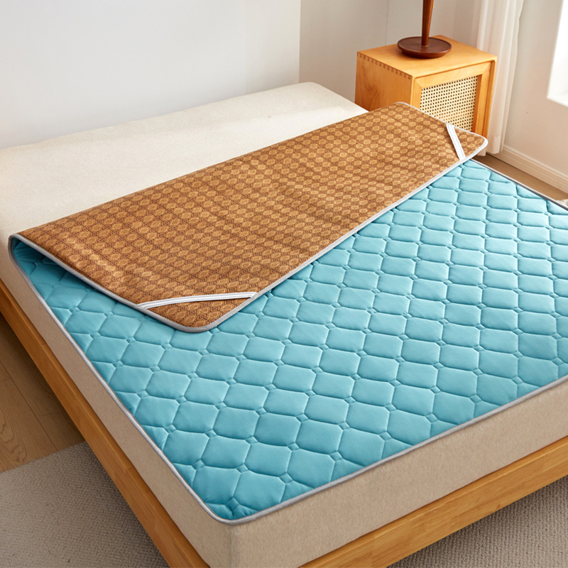 卡洛儿杜香凉席藤席床垫软垫家用榻榻米垫子宿舍学生单人床褥子冬夏