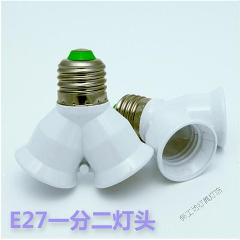 苏宁放心购 JF 万向灯座插头壁插灯具带开关E27插座转换插头LED球泡灯头螺口高温灯头灯泡延长线一分二三四五