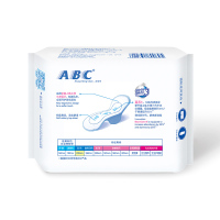 ABC卫生巾日用纤薄棉柔卫生巾240mm*10包共80片姨妈巾 K11