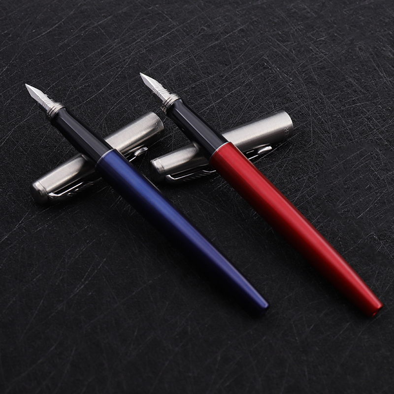 派克PARKER 钢笔 Jotter乔特系列钢杆墨水笔 学生商务办公文具用品金属不锈钢F-M笔尖书写0.5-0.7mm