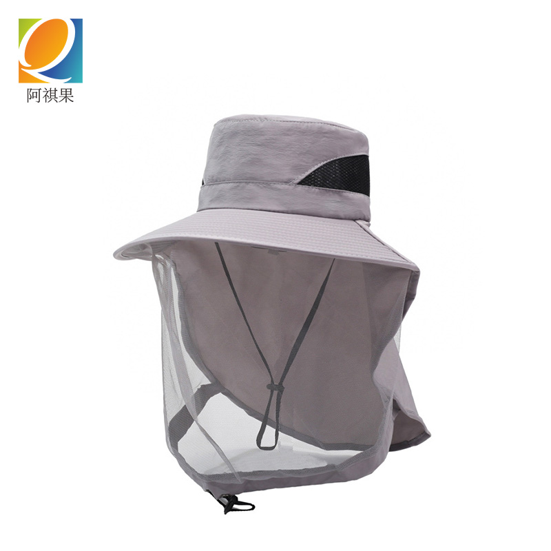 阿祺果 遮阳帽 带面纱 顶高清大图