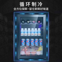 美菱 (MELING)立式家用冰吧 冷藏保鲜迷你展示柜 茶叶水果护肤品小型冰柜SC-102