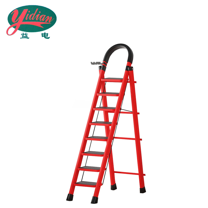 益电 折叠梯 八步梯 把