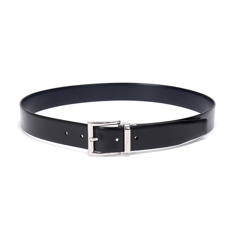 prada普拉达男士牛皮针扣式双面皮带腰带2cc004x72