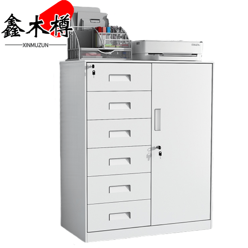 鑫木樽矮柜偏六抽台高清大图