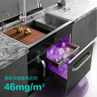 法迪欧 集成水槽 JBD-90XJB1集储物消毒烘干清洗一体 多功能家用大容量 304不锈钢洗碗水槽