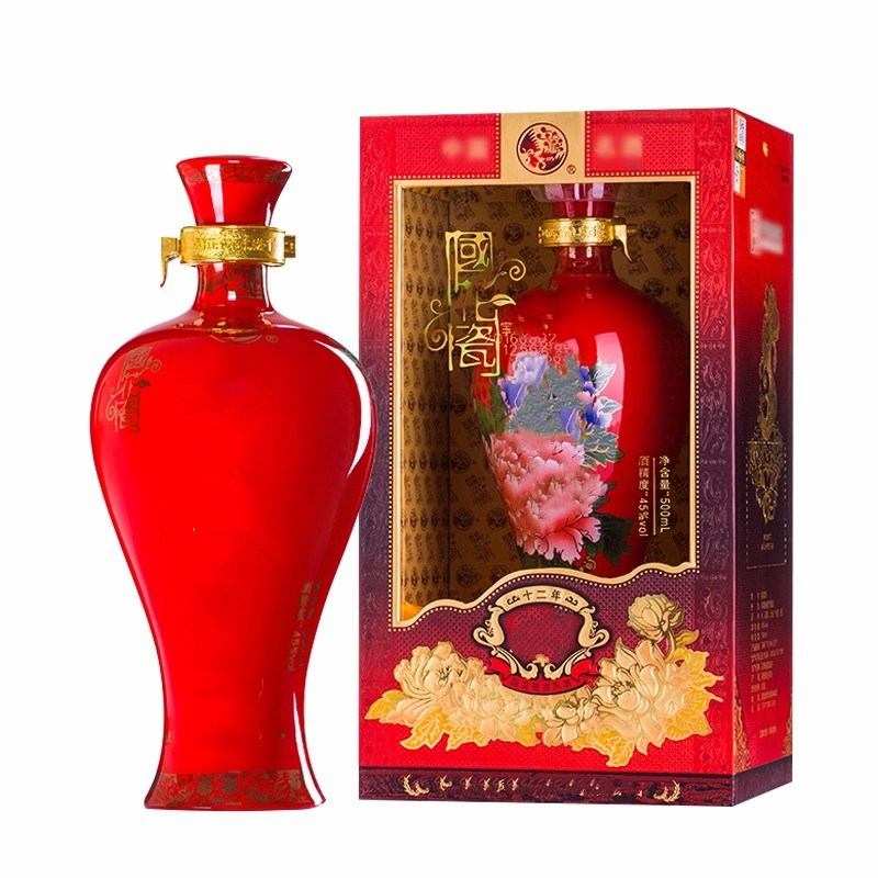 西凤酒国花瓷凤香型白酒单位瓶
