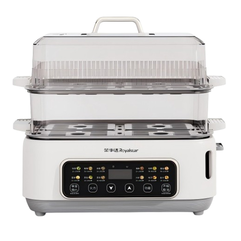 荣事达电蒸锅21L大容量双层不锈钢智能款RS-ZG15Y2