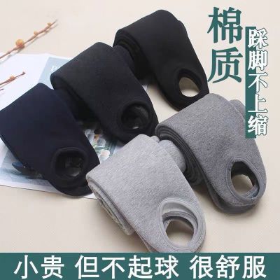棉加绒加厚打底裤女秋季新款高腰显瘦保暖棉裤蹬脚裤踩脚连袜