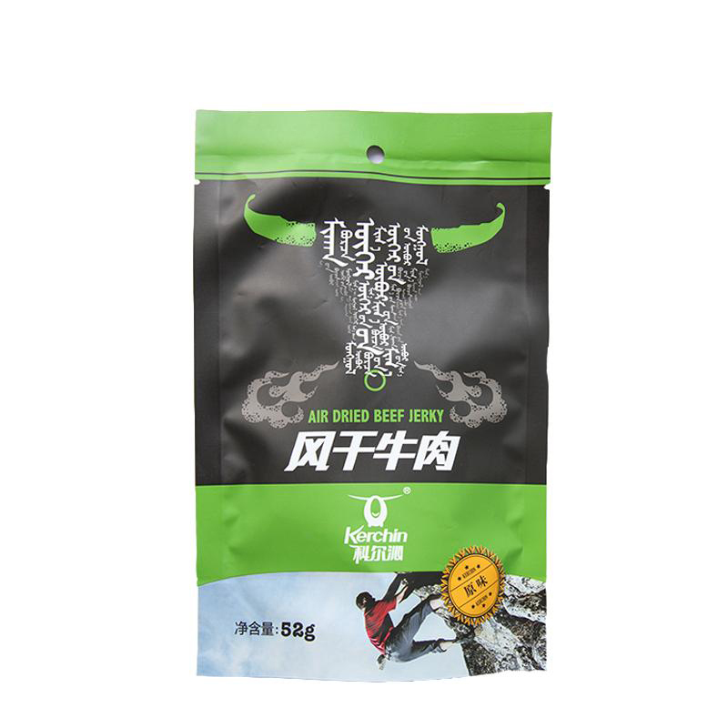 科尔沁 休闲肉脯零食 风干牛肉 原味 52g 内蒙古特产